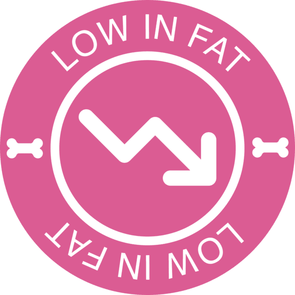 Low Fat Dog Treats Badge