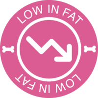 Low Fat Dog Treats Badge