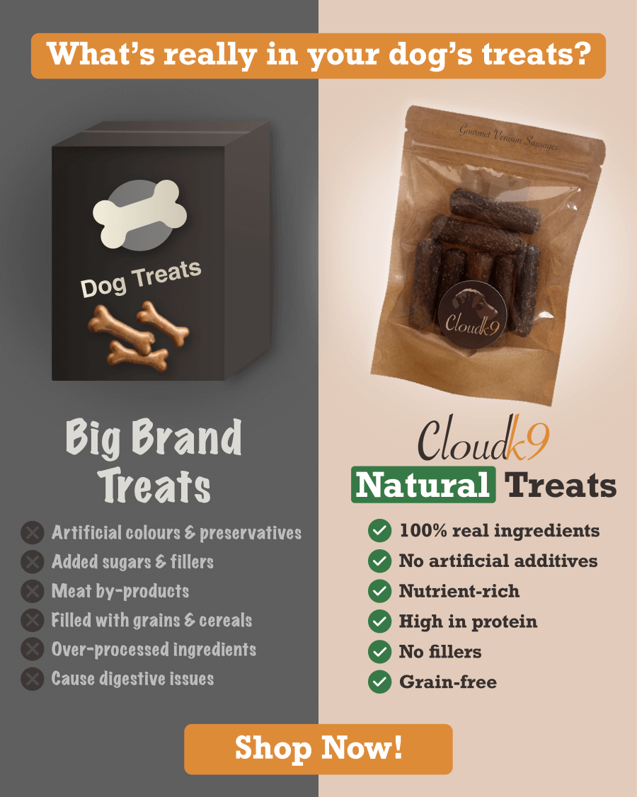 In detail comparison on processed vs natural dog treats