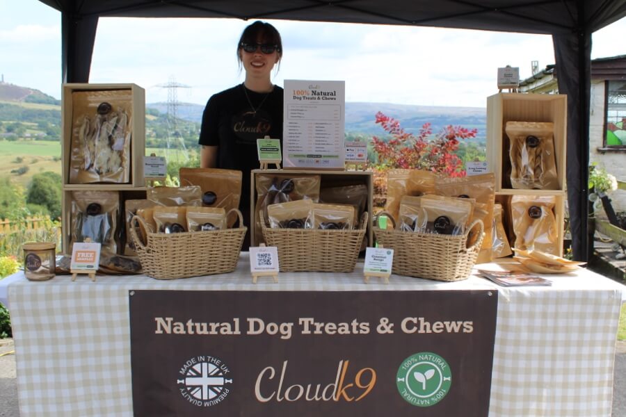 Ella at a Cloud K9 stall